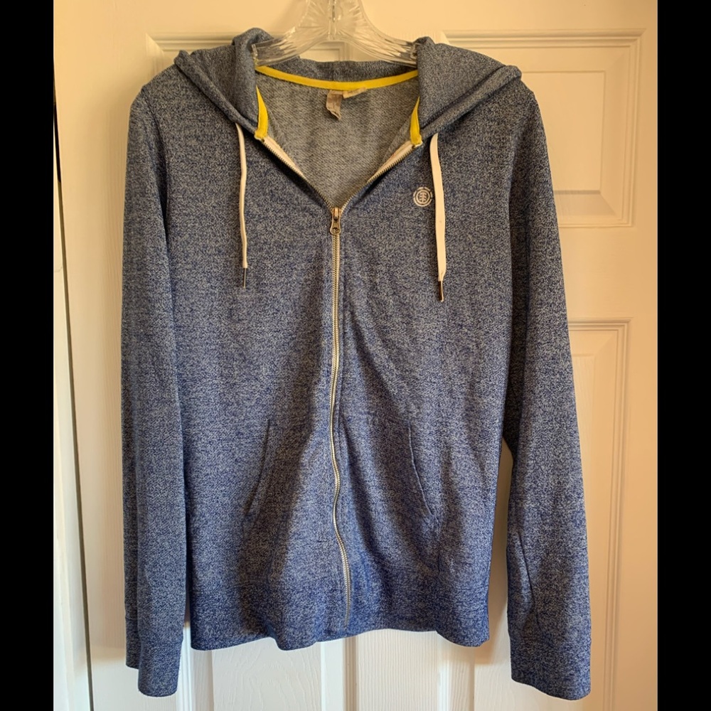 ELEMENT Women’s Blue M/L Zip-Up Hoodie.